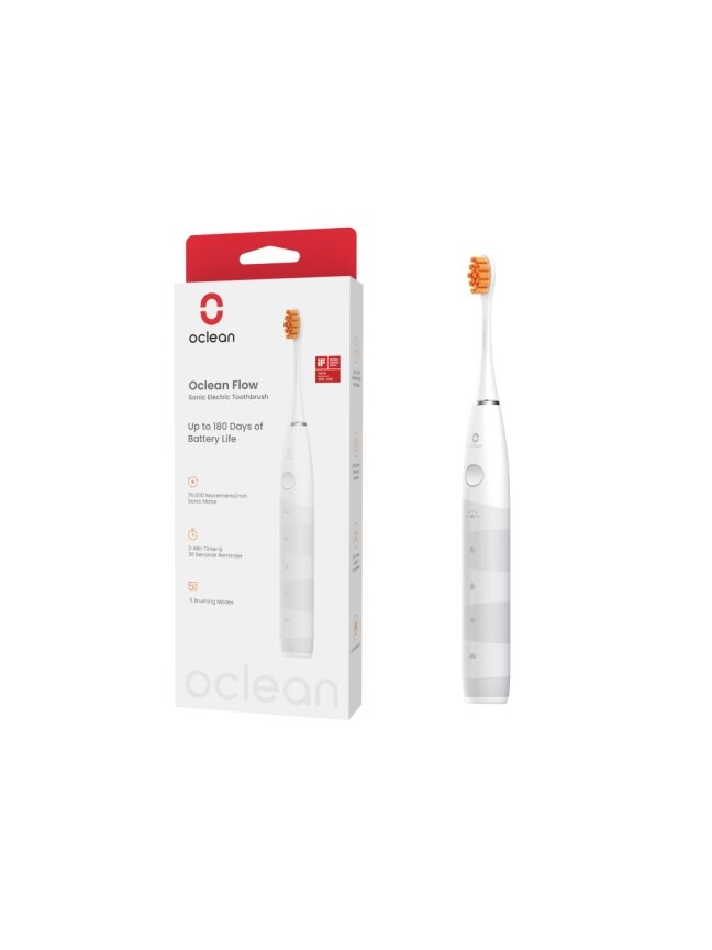 Oclean Flow elektrinis dantų šepetėlis (baltas) 1 Oclean Flow elektrinis dantų šepetėlis (baltas) 1