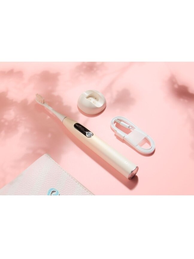 Oclean X Pro ultragarsinis elektrinis dantų šepetėlis - Rožinė 5 Oclean X Pro ultragarsinis elektrinis dantų šepetėlis - Rožinė 5