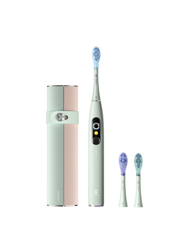 Oclean X Ultra 20 Set išmanusis el. dantų šepetėlis, žalias