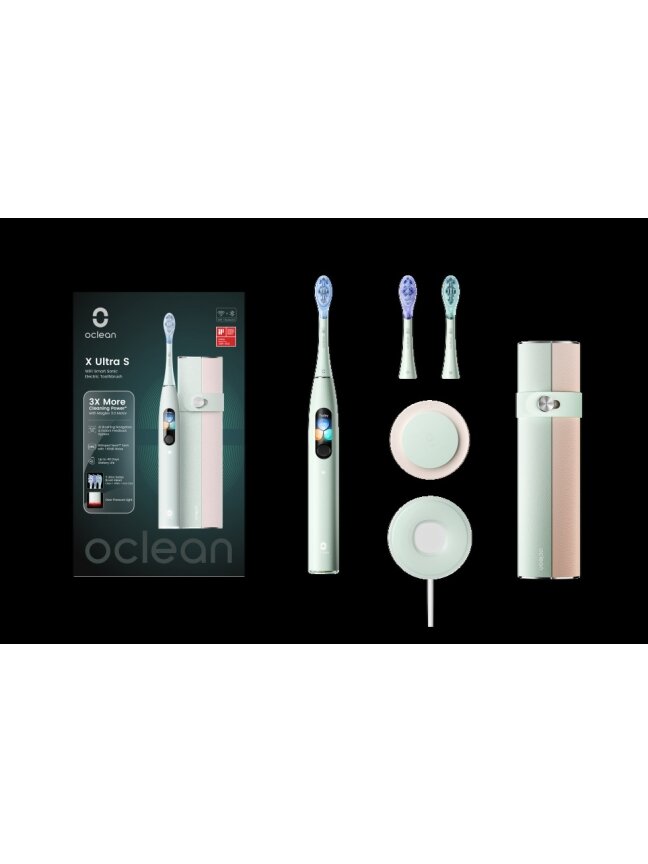 Oclean X Ultra S elektrinis dantų šepetėlis (žalias) 1
