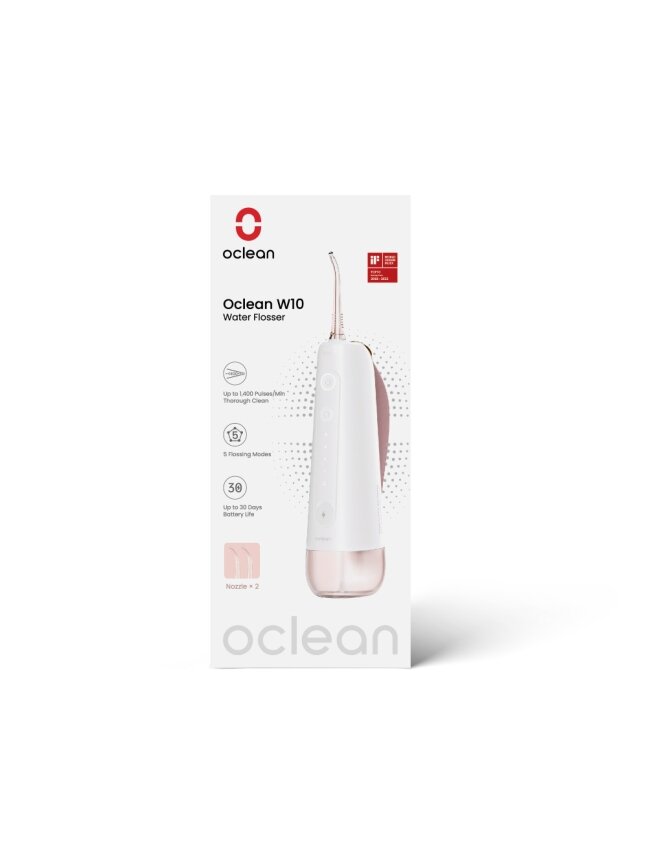 OCLEAN burnos irigatorius W10, rožinės spalvos 7 OCLEAN burnos irigatorius W10, rožinės spalvos 7