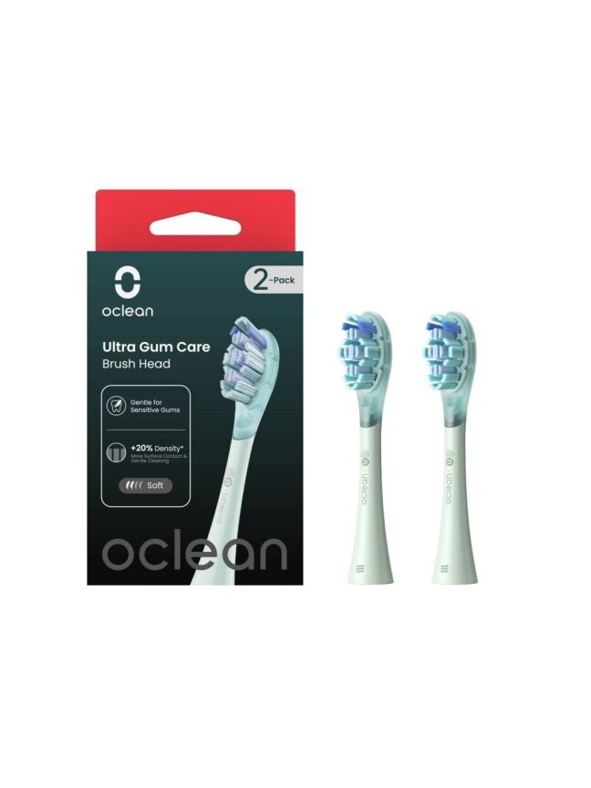 Oclean Ultra Gum Care Brush Head 2-PK UG01 G02 Green