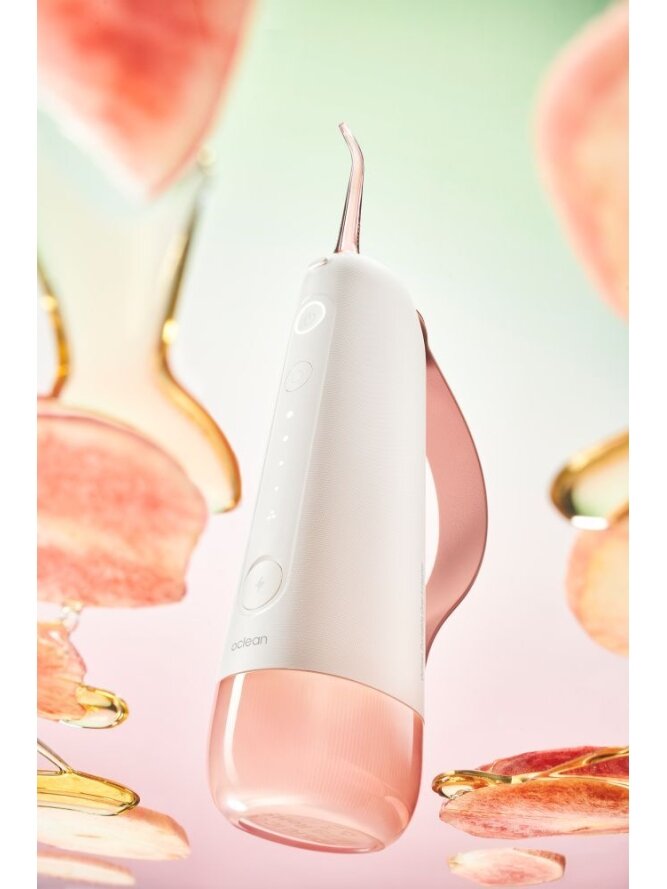 OCLEAN burnos irigatorius W10, rožinės spalvos 6 OCLEAN burnos irigatorius W10, rožinės spalvos 6