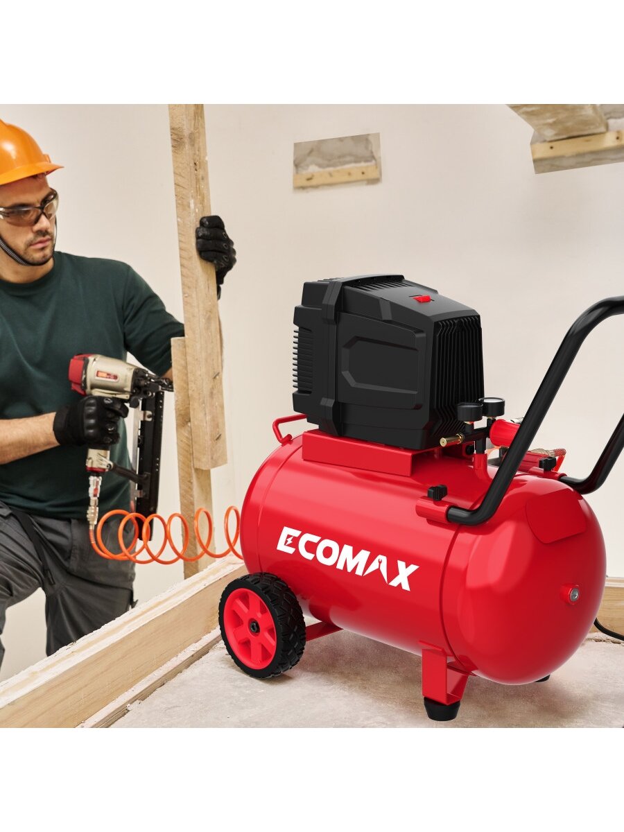 Oilfree compressor EMX 1500W 50L, Ecomax 8 Oilfree compressor EMX 1500W 50L, Ecomax 8