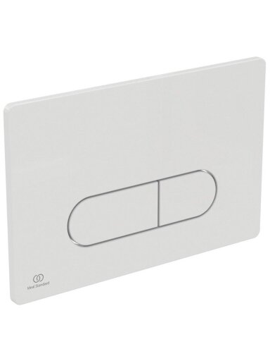 OLEAS M1 F/PLATE DUAL WHITE IS