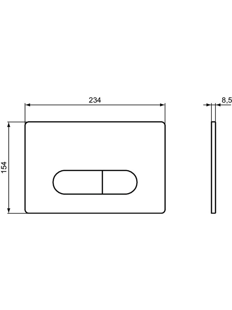 OLEAS M1 F/PLATE DUAL CHROME IS 2 OLEAS M1 F/PLATE DUAL CHROME IS 2