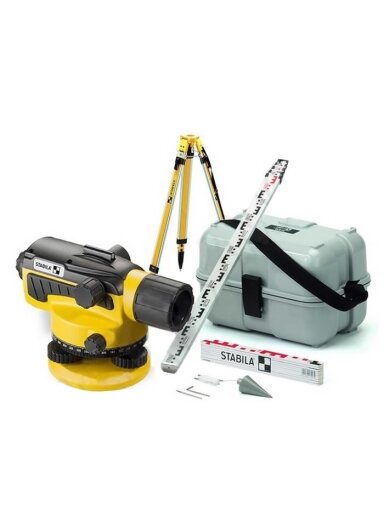 Optinis nivelyras OLS 26 komplektas, Stabila