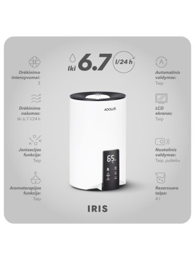 Oro drėkintuvas Adolus IRIS