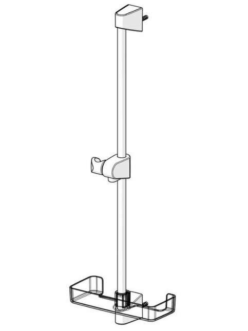 Oras Apollo 253150 Shower Bar 650mm 2 Oras Apollo 253150 Shower Bar 650mm 2