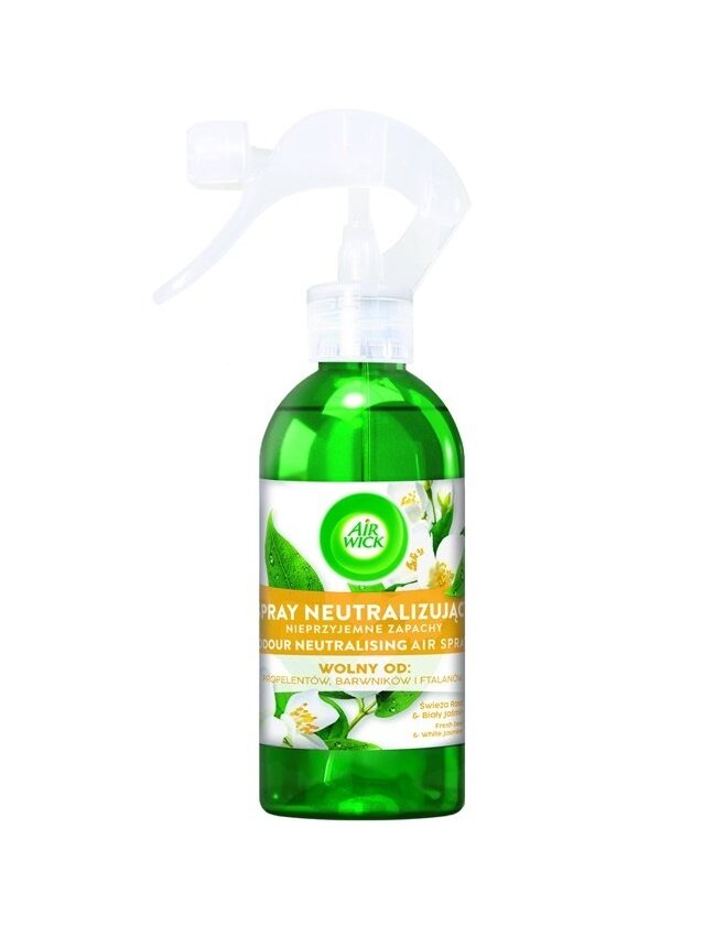 Oro gaiviklis Air Wick, rožių ir baltų jazminų kvapo 237 ml Oro gaiviklis Air Wick, rožių ir baltų jazminų kvapo 237 ml
