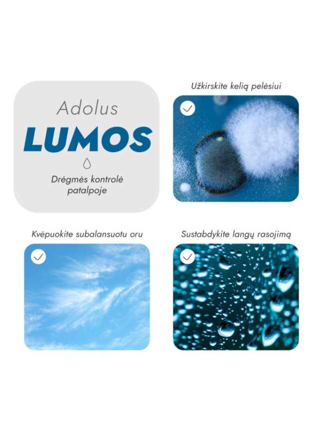 Oro sausintuvas Adolus LUMOS (2vnt.) 4 Oro sausintuvas Adolus LUMOS (2vnt.) 4
