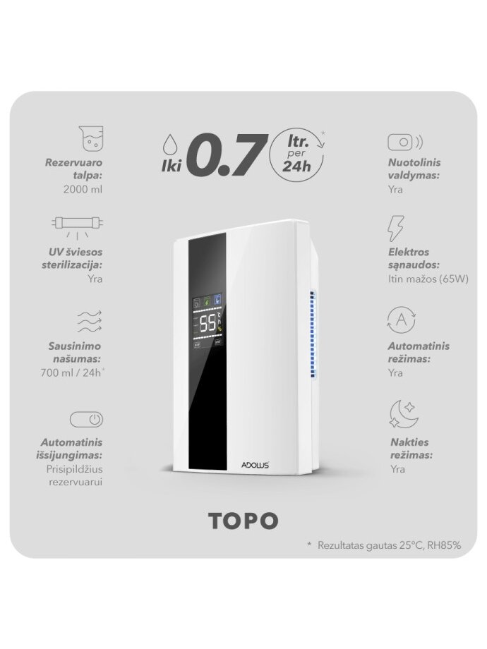 Oro sausintuvas Adolus TOPO (2vnt.) 2