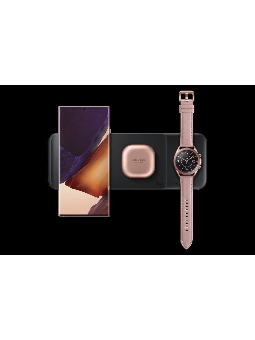 P6300TBEGEU Wireless Charger Trio for Samsung, Black 2 P6300TBEGEU Wireless Charger Trio for Samsung, Black 2