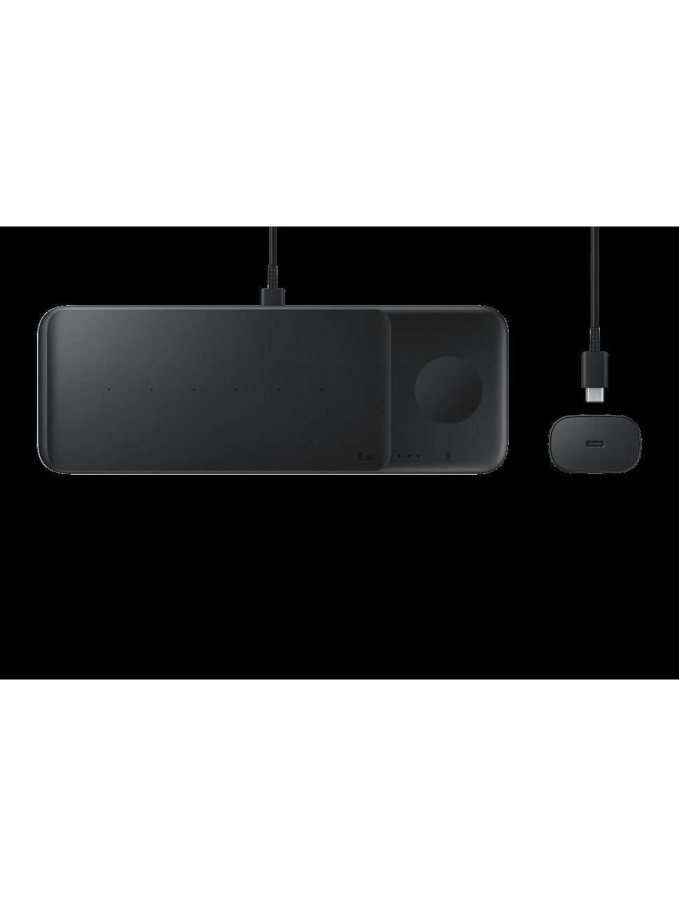 P6300TBEGEU Wireless Charger Trio for Samsung, Black 3
