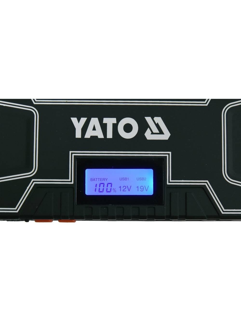 Pakrovėjas-paleidėjas daugiafunkcinis nešiojamas akumuliatorius Powerbank 12000 mAh Li-Po LCD Yato 4