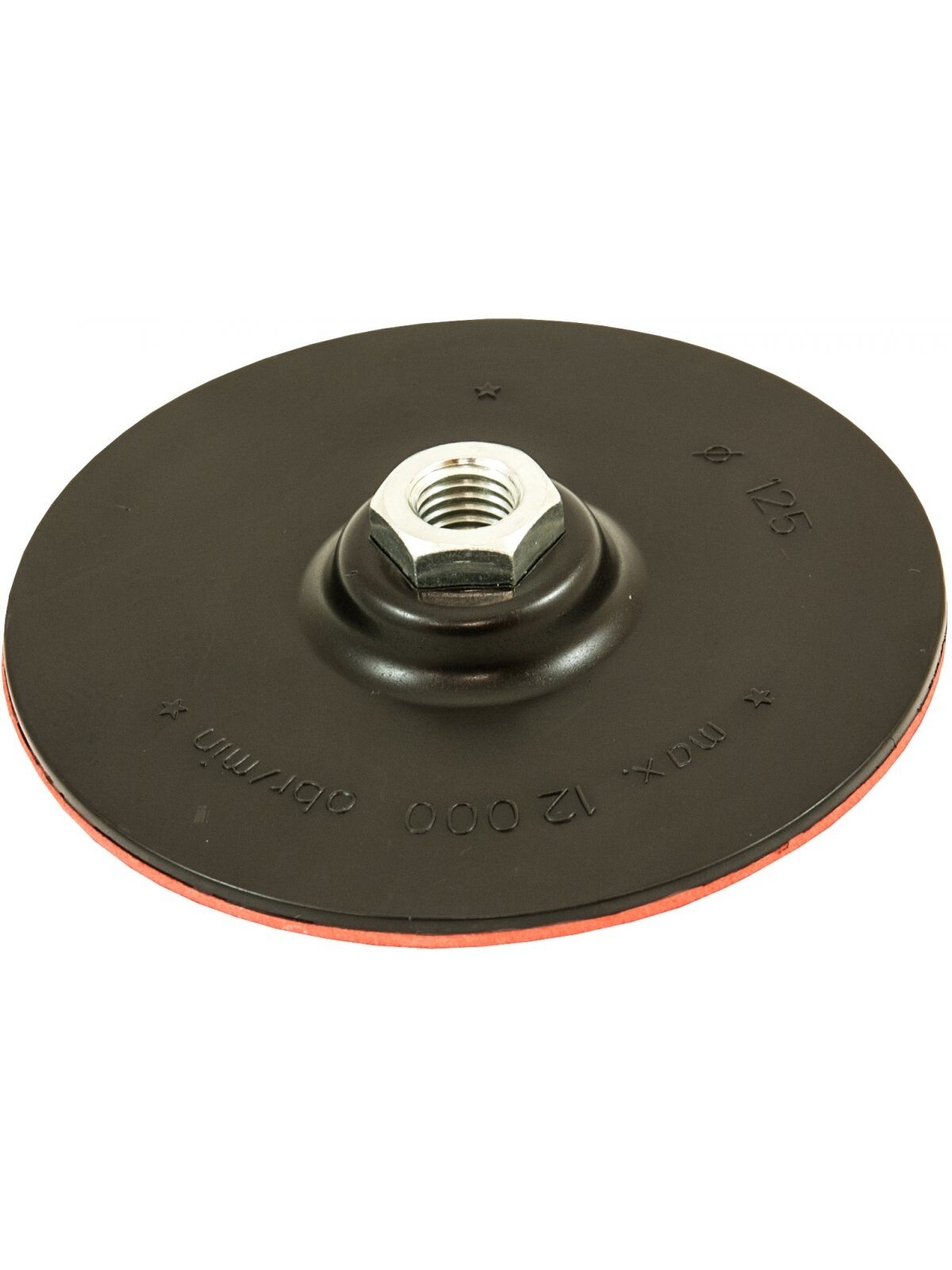 Padas kampiniam šlifuokliui guminis, velcro, M14, d-125mm Faster Tools