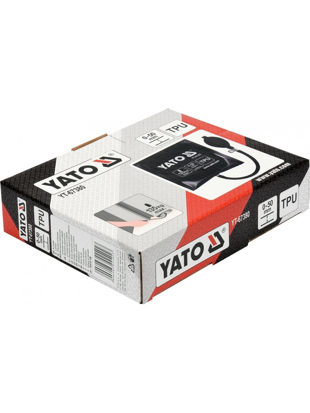 Pagalvė montavimo pripučiama 135kg, 0-50mm Yato 1 Pagalvė montavimo pripučiama 135kg, 0-50mm Yato 1