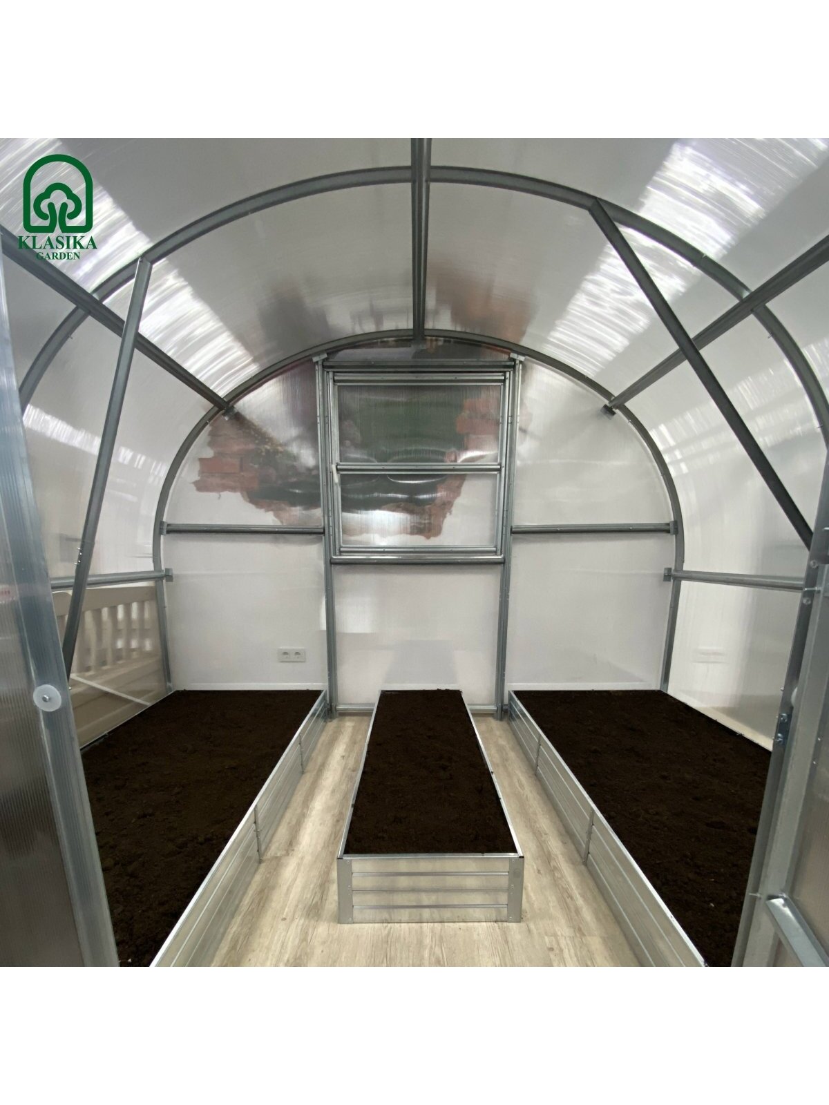 Pakeltų lysvių komplektas KLASIKA GARDEN 3m pločio šiltnamiui - 10 m - 20 cm 2