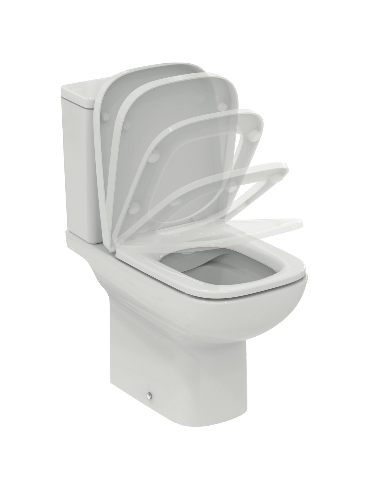 Pastatomas WC Ideal Standard, i.life A RimsLS+ su bakeliu ir lėtai nusileidžiančiu dangčiu 3 Pastatomas WC Ideal Standard, i.life A RimsLS+ su bakeliu ir lėtai nusileidžiančiu dangčiu 3