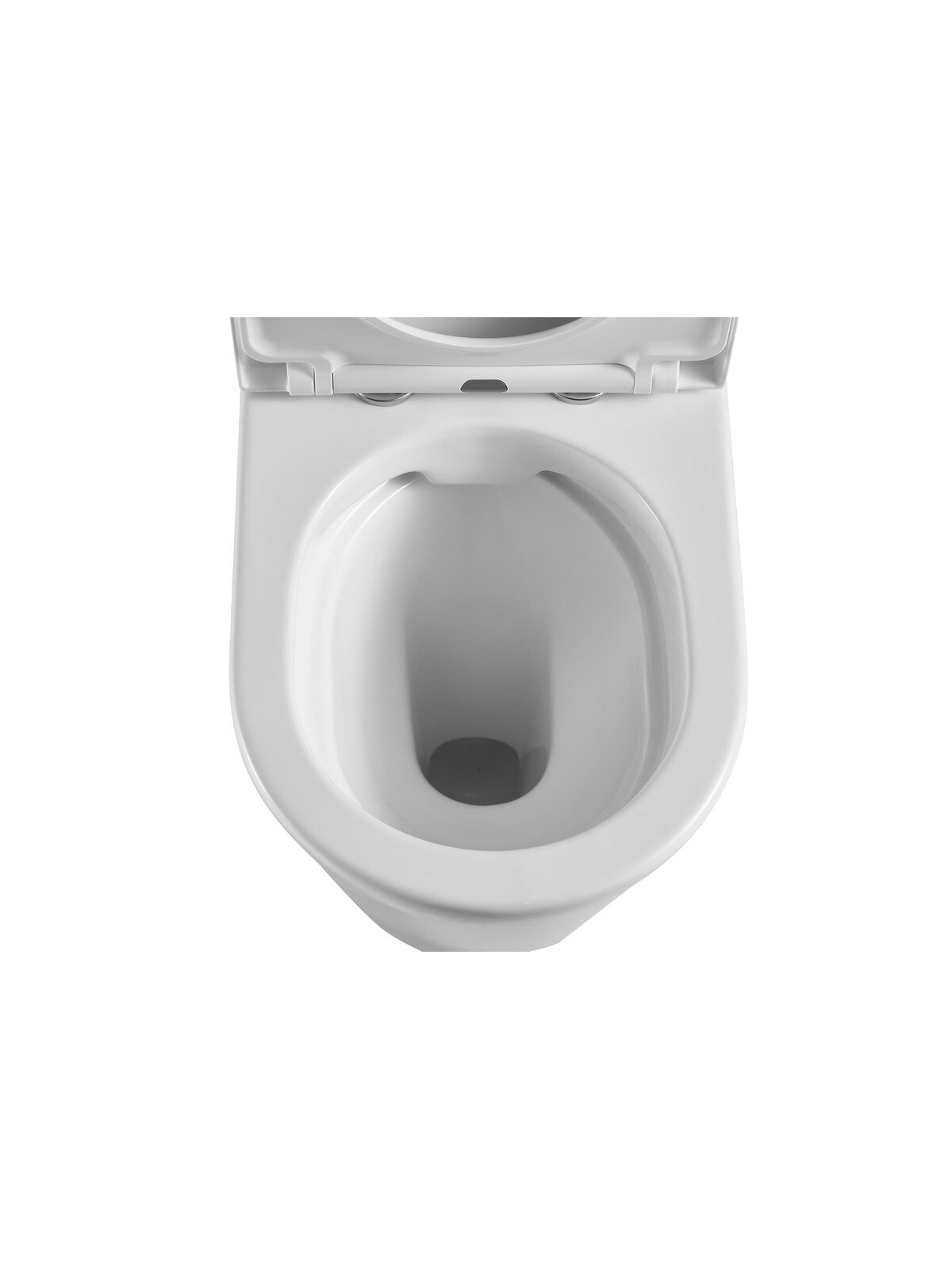 Pastatomas WC SAT, Brevis Rimfree, su lėtai nusileidžiančiu dangčiu, pilnai pristatomas 5