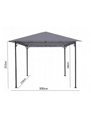 Pavėsinė ALTANA 3x3 m 2 Pavėsinė ALTANA 3x3 m 2