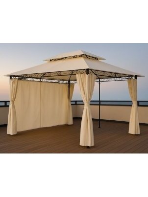 Pavėsinė ALTANA 3x4 m, smėlio 1 Pavėsinė ALTANA 3x4 m, smėlio 1