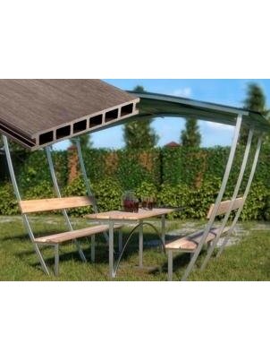 Pavėsinė MILANO TER 4mm 1 Pavėsinė MILANO TER 4mm 1