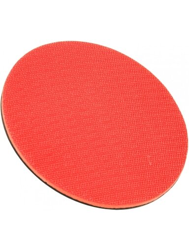 Padas kampiniam šlifuokliui guminis, velcro, M14, d-125mm Faster Tools