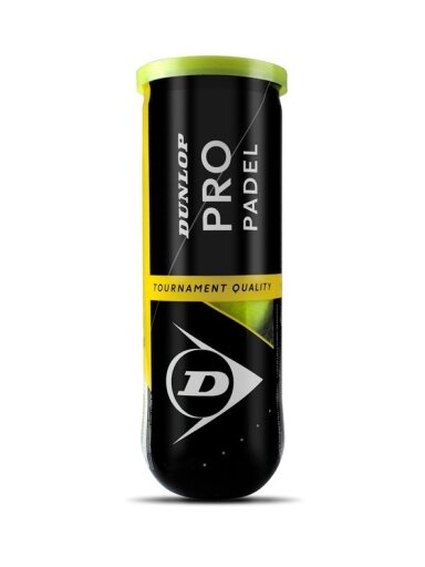 Padelio kamuoliukas Dunlop PRO Padel, 3 vnt.