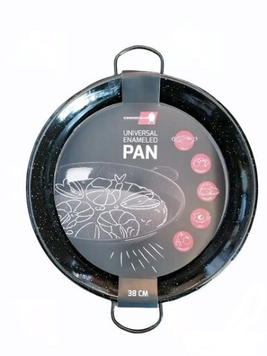 Paella emaliuota keptuvė, 38 cm