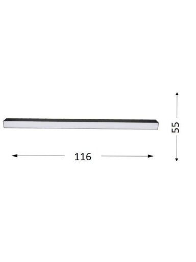 Pakabinamas šviestuvas Tope Liman, 40W, LED