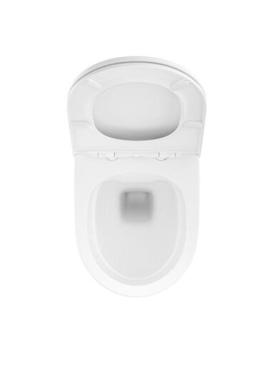 Pakabinamasis unitazas su dangčiu OPTIMA RIMOFF, 530×440 mm