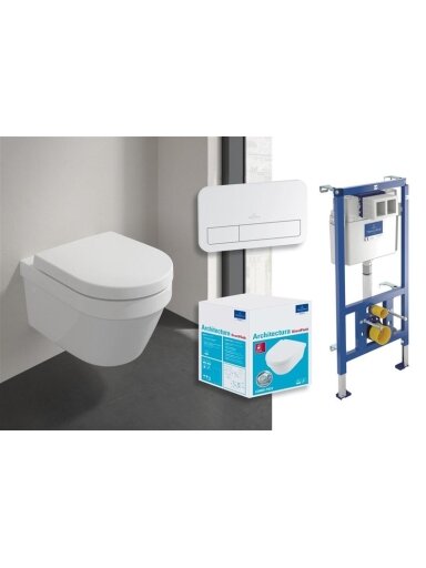 Pakabinamasis unitazas Villeroy & Boch Architectura, 34.5 cm