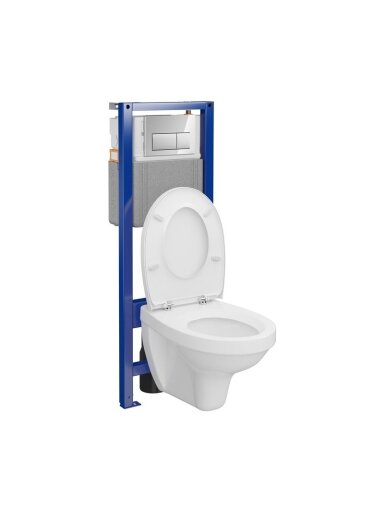 Pakabinamojo unitazo komplektas CERSANIT S701-022