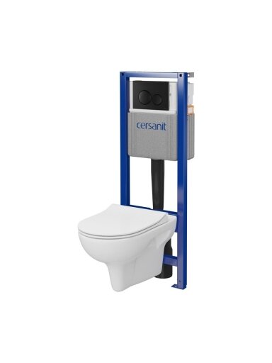 Pakabinamojo unitazo komplektas Cersanit S701-754, 20x41 cm