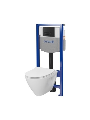 Pakabinamojo unitazo komplektas Cersanit S701-756, 20x41cm