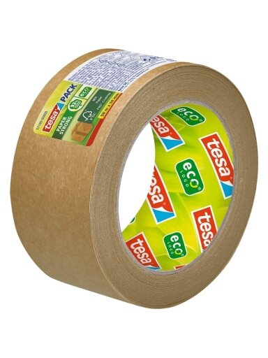 Pakavimo juosta EKOLOGO, 50 m x 50 mm, popierinė