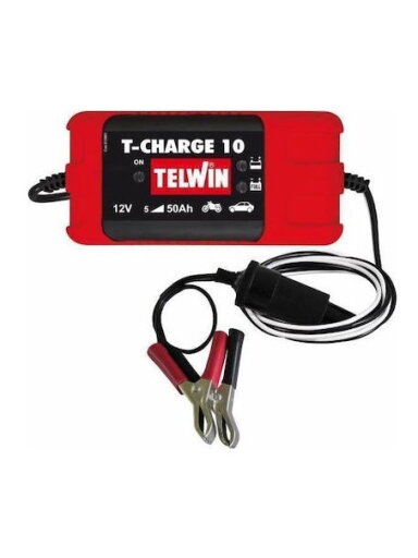 Pakrovėjas 12V T-Charge 10, Telwin (807559, TELWIN)