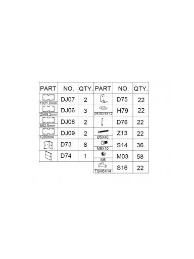 Pamatinis rėmas GM34606