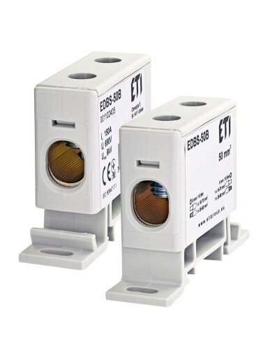 Paskirstymo gnybtas ETI EDBS-50B, 50 mm² Paskirstymo gnybtas ETI EDBS-50B, 50 mm²