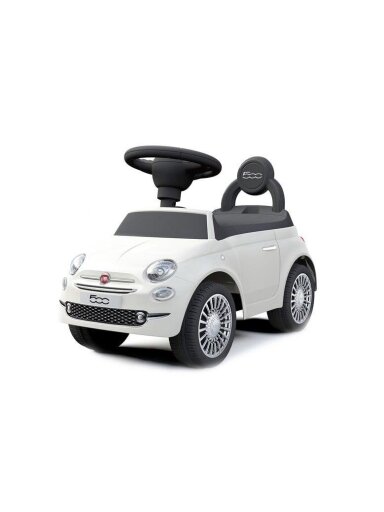 Paspiriamas automobilis Fiat 500, baltas/raudonas/