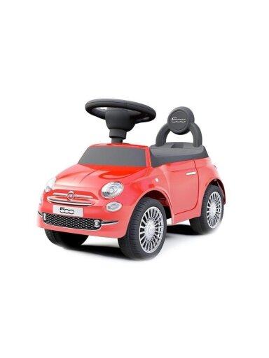 Paspiriamas automobilis Fiat 500, baltas/raudonas/