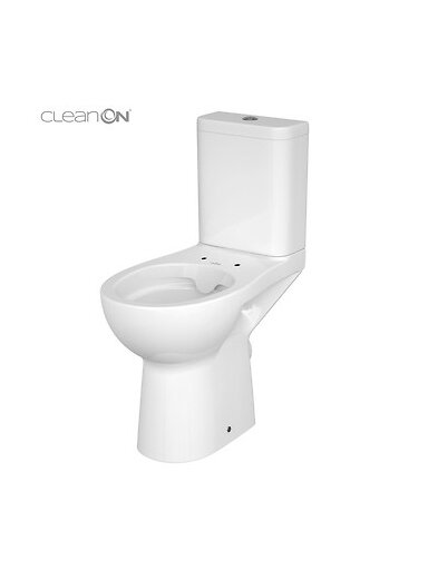 Pastatomas WC Cersanit Etiuda, su CleanOn, paaukštintas, be dangčio Pastatomas WC Cersanit Etiuda, su CleanOn, paaukštintas, be dangčio