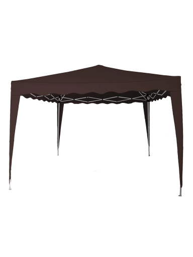 Pavėsinė Fold F002, 300 cm x 250 cm, ruda