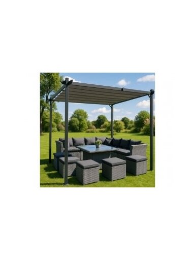 Pavėsinė PERGOLA 3x3 m