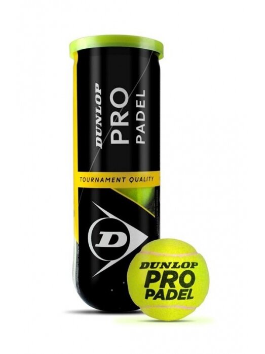 Padelio kamuoliukas Dunlop PRO Padel, 3 vnt. 2 Padelio kamuoliukas Dunlop PRO Padel, 3 vnt. 2