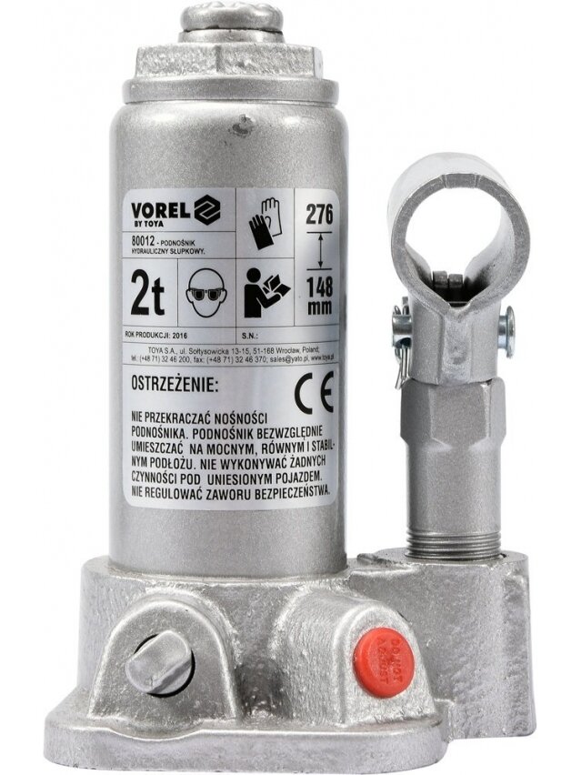 Pakėlėjas hidraulinis Vorel | 12t. 200-380mm Pakėlėjas hidraulinis Vorel | 12t. 200-380mm