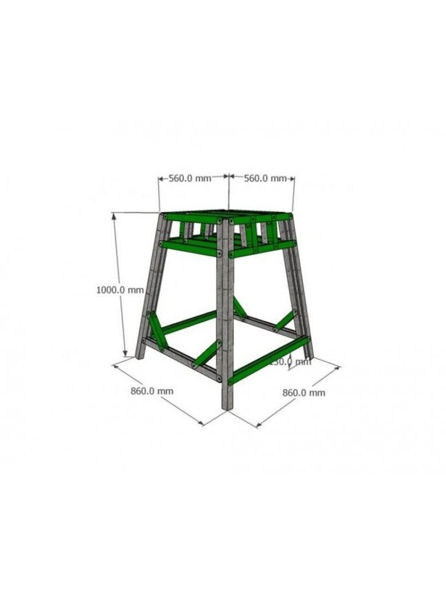 Paaukštinimas 310L talpai (1m) 1