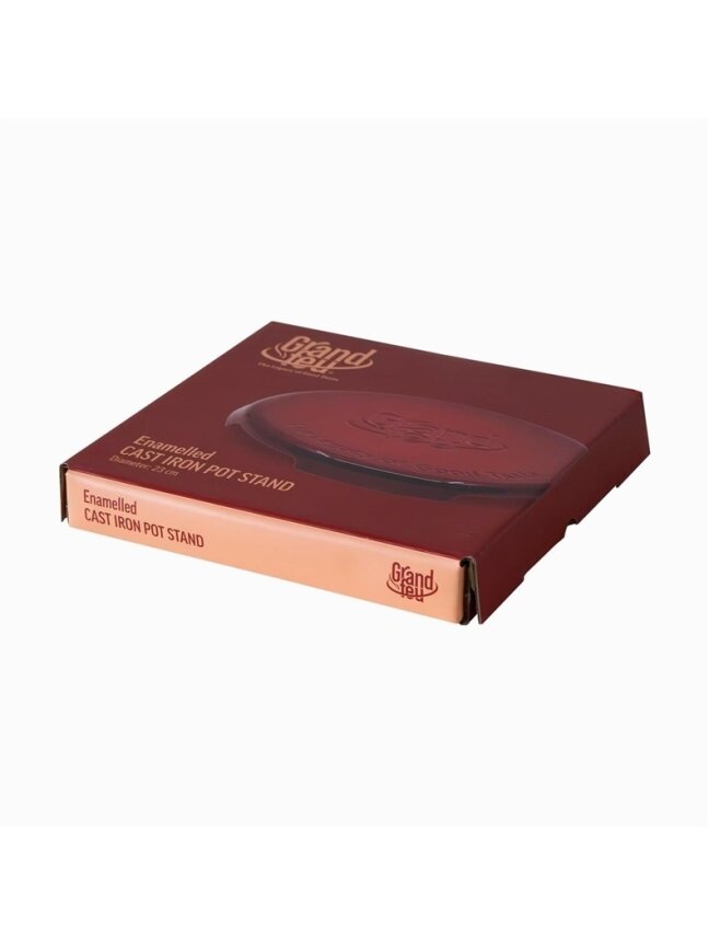Padėkliukas ketaus Grand Feu, raudonas, 23cm 2 Padėkliukas ketaus Grand Feu, raudonas, 23cm 2