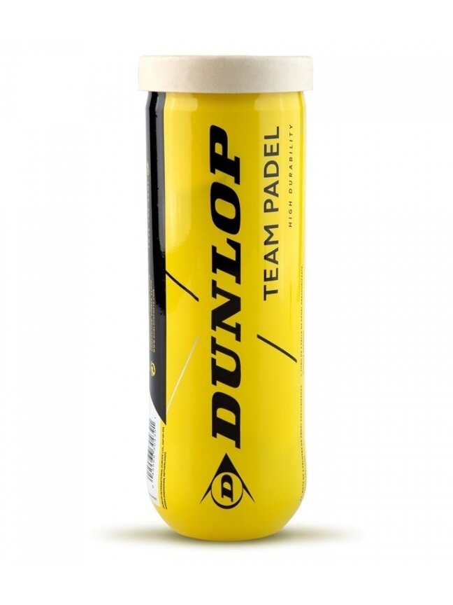Padelio kamuoliukų rinkinys Dunlop TEAM, žalias, 3 vnt. 1 Padelio kamuoliukų rinkinys Dunlop TEAM, žalias, 3 vnt. 1